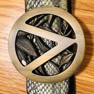 Vintage Valentino snakeskin belt